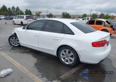 2011 Audi A4 2.0T Premium from USA, damaged, VIN WAUBFAFL5BN037255